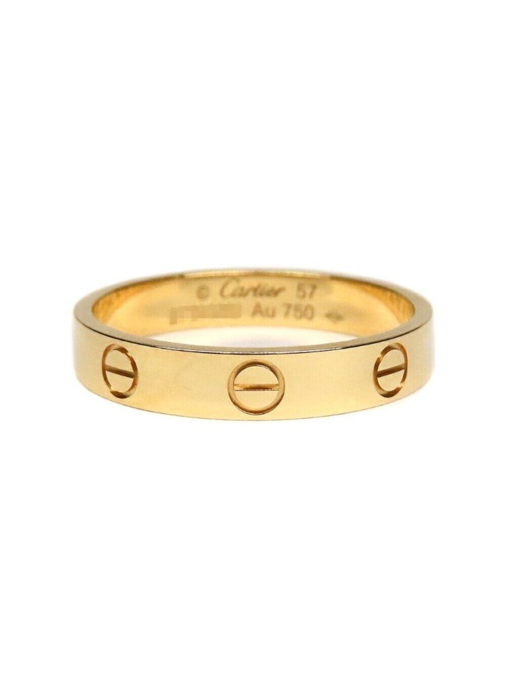 Cartier Love Ring Small Model 750 Yellow Gold 57 Mini